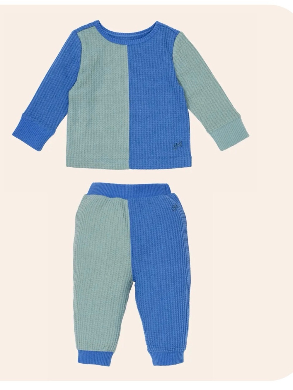 Young Days - Helsinki Stockholm Set - waffle sweats/pjs